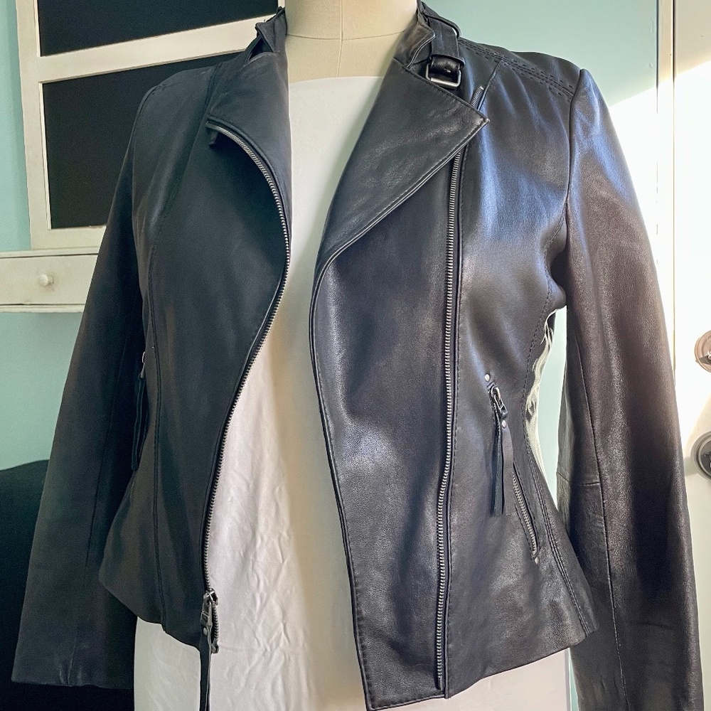 Genuine Leather Jacket XL Michael Kors